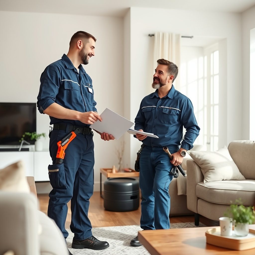 Booking a plumbing visit