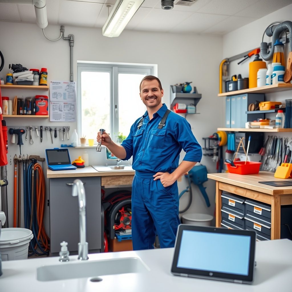 Plumbing service appointment
